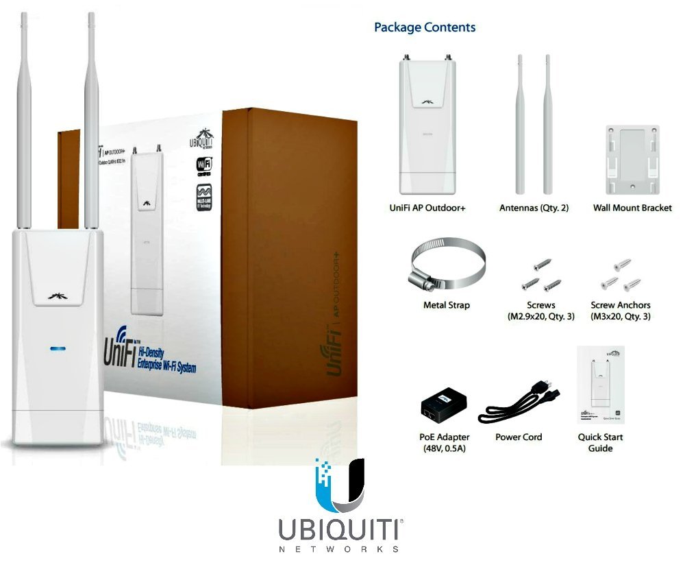 Ubiquiti Unifi Ap Outdoor Wi Fi 802 11 B G N 2 4 Ghz Speed Speed Upto 300 Mbps