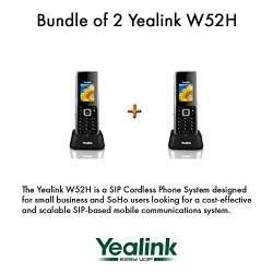 Yealink W52H - Bundle of 2 SIP Cordless Phone System for business solutions