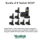 Yealink W52P - Bundle of 8 Cordless Phone System for business solutions