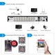 5K HD 4 Channel Security Camera System, Surveillance NVR Recorder with Hard Drive and (8) HD 1280TVL Outdoor/Indoor Weatherproof CCTV Cameras,Remote Access and Motion Detection