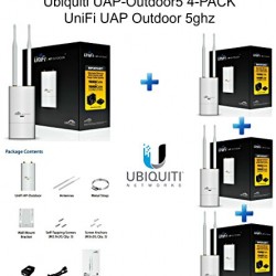Ubiquiti UAP-Outdoor5 4-PACK UniFi UAP Outdoor 5ghz, UAP Outdoor5, UAP-Outdoor 5