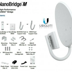 UBIQUITI NETWORKS NBM900 Ubiquiti NanoBridge M9, 900MHz NBM9 AirMax NBM900 complete anten PatentPending InnerFeed Antenna Technology