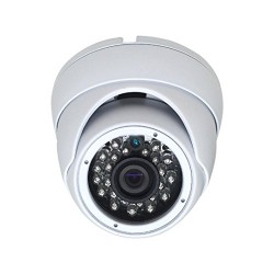 SVD, HD-TVI IR Mini Dome Security Camera, 2.4 Megapixel 1080P, 2.8mm Fixed Lense, 65' IR Outdoor Dome, White