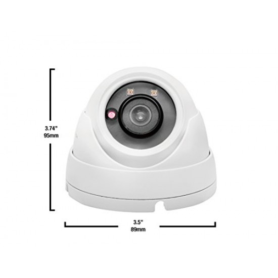 2MP HD IP IR Dome Fixed Lens Camera | IP-IRD2S02-W
