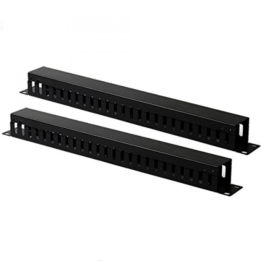 Lancher 19 Inch 1U Cable management Horizontal Cable Rack Mount manager ...