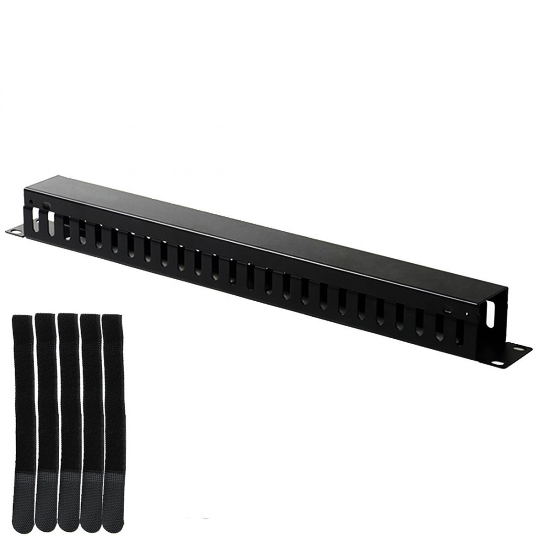 Lancher 19 Inch 1U Cable management Horizontal Cable Rack Mount manager ...