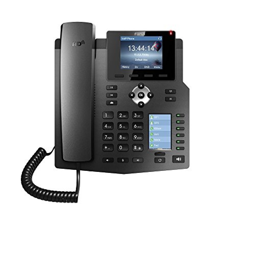 Fanvil X4U Rev: B-V2 Gigabit SIP Enterprise Desktop Phone Dual-Color...